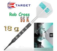 TARGET Darts Rob Cross 95K Soft Tip 95% Tungsten Dart Set, 18G | Voltage Player-Edition Darts Set with Pixel Tips, K-Flex Flights, Soft Tip Electronic Darts Set