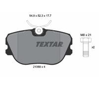 2106804 BRAKE PAD SET, DISC BRAKE TEXTAR