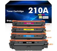 210A Toner Cartridges 4 Pack 210X Compatible for HP 210A 210 Toner Cartridges Replacement for HP Color Pro MFP 4301fdw 4301fdn Pro 4201dw 4201dn Series Printer High Yield Ink (with Chip)
