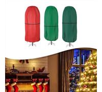 210D Oxford Cloth Christmas Tree Storage Bag with Waterproof Tear Resistant Material and Adjustable Fastening Straps for Secure Closure and Dustproof Protection (3FT Red)
