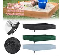 210D Oxford Cloth Cover for Square Sandboxes, Clean Sand for Kids' Play (green 150 * 150)