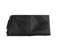 210D Oxford Cloth Outdoor Stacked Chair Cover Waterproof Dustproof UV Resistant Patio Furniture Protector with Adjustable Drawstring Fits High Back Garden Chairs Black(65 * 65 * 85-114CM)