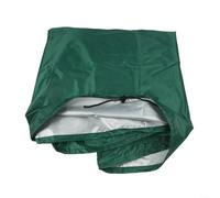 210D Oxford Cloth Outdoor Storage Box Cover Waterproof Garden Storage Cabinet Protector Weatherproof Patio Deck Furniture Dustproof Cabinet Cover Fits(Green 123x62x55cm)