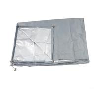 210D Oxford Cloth Vertical Refrigerator Cover Household Beverage Fridge Protective Cover Dustproof Waterproof Black Heavy Duty(61x77x170cm)