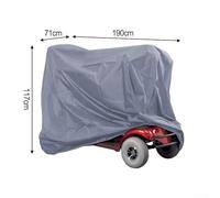 210D Oxford Fabric Cover for Mobility Scooters, Comes with Storage Bag for Easy Maintenance (grey 190 * 71 * 117cm)