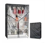 210D Oxford Heavy-Duty Shelf Cover With Clear Front & Zippers - (48 x 19 X 72 in)