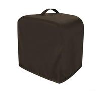 210D Oxford Ice Maker Cover for Countertop Machines, Waterproof Dust Resistant Protector with Secure Strap and Carrying Handles, 33x43x38cm (Coffee color)