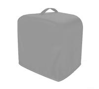 210D Oxford Ice Maker Cover with Adjustable Strap, Waterproof Dust-Resistant Portable Countertop Ice Machine Case with Handles, 33x43x38cm(Gray)