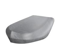 210D V Shape Size Boat Cover Waterproof Dustproof Anti UV Rain Snow Dinghy Fishing Rubber Boat Marine Boat Universal Kayak Cover Easy To Use(380X200X46cm Grey)