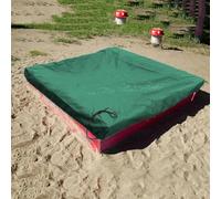 210D Waterproof Sandbox Cover, Square Sandpit Protector for Kids, Child Friendly Design with Portable and Easy Storage (green 120 * 120)
