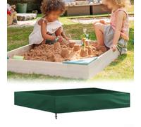 210D Waterproof Square Sandbox Cover for Outdoor Protection Against UV Rays and Debris (green 120 * 120)