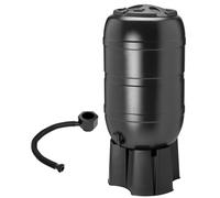 Charles Bentley 210L Garden Round Plastic Water Butt Set Including Tap With Stand and Filler Kit