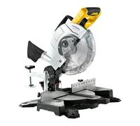 210mm Mitre Saw with Laser Guide Compatible with DeWalt 20V Battery (No Battery), Bevel Sliding Mitre Saw, Multi-Material Cuts Metal, Wood, Plastic & More, Powerful Chop Saw