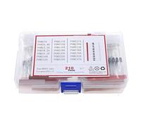 210Pcs 21Value One Two Way TVS Diode Assort Kit P6ke6.8A 8.2A 9.1A 10A 12A 13A 15A 16A 20A 22A 24A 27A 30A 33A 36A 39A 43A 47CA(P6KE-A)