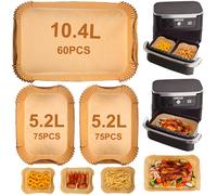 210pcs Air Fryer Liners for Ninja Foodi & Instant Versazone - Disposable, Non-Stick Parchment Paper