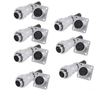210pin Aviation Socket Connector WS16 for Signals and Electronics in Navigation and Telecommunications (7pin)