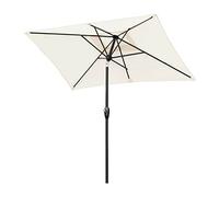 210x140cm Outdoor Garden Sun Shade Parasol Cream Patio Umbrella