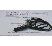 211.5 Acme Whistle, Matching Lanyard and FREE Recall Training Instructions (Black)