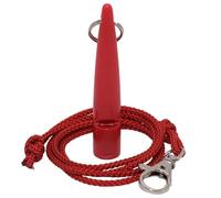 211.5 Dog Whistle - Red with lanyard