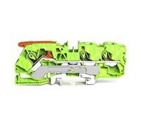 2110-1307 Connector: Rails - 05-16mm² Ways: 1 Terminal: 3 Yellow Green WAGO