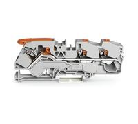 2116-5301 Connector: Rails - 05-16mm² Ways: 1 Terminal: 2 Grey Push-in WAGO