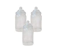 2117ml Victorian Style Food Grade Plastic Sweet Jars - 1-10 Wedding, Party (3 JARS)