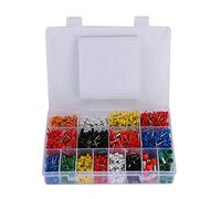 2120Pcs Electrical Wire Terminal Kit, Insulated Copper Wiring Connectors with Flame Retardant PP Housing, Temperature Resistant to 105℃ for Automotive, Marine, Home and