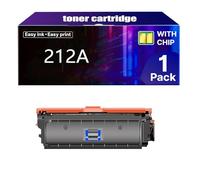 212A Black Toner Cartridges Replacement for HP 212A W2120A Works with Color Laserjet Enterprise M554dn M555dn M555x M578dn M578f M578z M578c Series,C-1 pcs