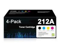 212A Toner Cartridge 4 Pack Set (BK/C/M/Y) Replacement for HP 212A 212X | (With Chip) W2120A W2120X Color Enterprise M555dn M554dn M555x M555 M554 MFP M578 Series M578dn M578c M578f M578z Printer