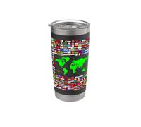 213 Flag from the World Countries,World map Stainless Steel Insulated Tumbler