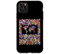 213 Flags,All flags of the world,World Map. Case for iPhone 11 Pro Max