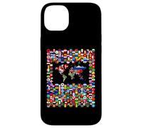 213 Flags,All flags of the world,World Map. Case for iPhone 14 Plus