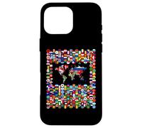 213 Flags,All flags of the world,World Map. Case for iPhone 16 Pro Max