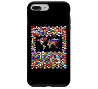 213 Flags,All flags of the world,World Map. Case for iPhone 7 Plus/8 Plus