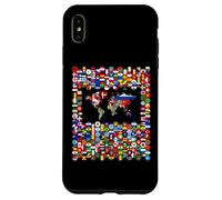 213 Flags,All flags of the world,World Map. Case for iPhone XS Max