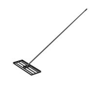 213 X 114 X 25 Cm Handle Lawn Leveller Rake Levelling Lute Gardening Tool Carbon Steel