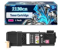 2130cn Toner Cartridge Compatible for Dell 2130cn 2135cn Printers, With Chip Large Capacity 2500 Pages (1 Pack Magenta)