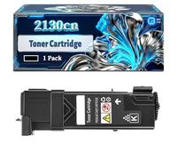 2130cn Toner Cartridge Compatible for Dell 2130cn 2135cn Printers, With Chip Large Capacity 2500 Pages (1 Pack Black)