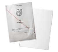 Durable 213119 Protective ID Card Cover for DIN A4 210 x 297 mm Documents Pack of 10 Transparent