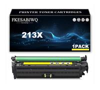 213X Toner Cartridge, Compatible W2130X W2131X W2132X W2133X Toner Cartridges for HP 5700dn 5800dn 6700dn 6800dn 6701dn 6801dn Printer,Yellow-1 Pack