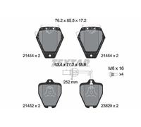 2145401 Textar Front Brake Pad Set Fits Audi A6 C5 At A4 B5