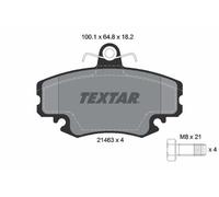 2146306 BRAKE PAD SET, DISC BRAKE TEXTAR