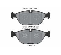 2148401 BRAKE PAD SET, DISC BRAKE TEXTAR