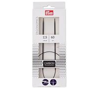 215 201 Prym Circular Ergonomic Knitting Needle Carbon 2.5/60