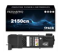 2150 / 2155 Toner Cartridge for Dell 2150cn 2150cdn 2155cn 2155cdn Printer | High Yield 331-0719 331-0716 331-0717 331-0718 Toner Cartridges Replacement,Black-1 Pack