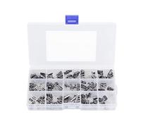 215Pcs 15 Value Electrolytic Capacitor Assortment Kit Range 0.1uF?330uF Aluminum Radial Leads Capacitor with Storage Box Component