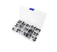 215pcs/lot 0.1uF-330uF 15 Values Aluminum Electrolytic Capacitors 16V 25V 50V Set of Capacitors Capacitors Assorted kit Set BIANMTSW