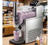 215W Slushie & Soft Serve Machine, 2.3L, 4 Presets | Stainless steel body with 2.3L bowl, 4 auto presets, and 12-hour continuous run for home or commercial use