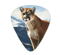 216 Pcs Guitar Picks Bulk 3 Different Thickness Personalized Guitar Plectrums With Storage Box Panther Mountain Lion Guitar Accessories For Bass Electric Guitar Acoustic Guitar Lovers