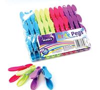 216 X MINKY BRITE PLASTIC CLOTHES PEGS